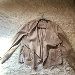BB Dakota nude pink suede jacket